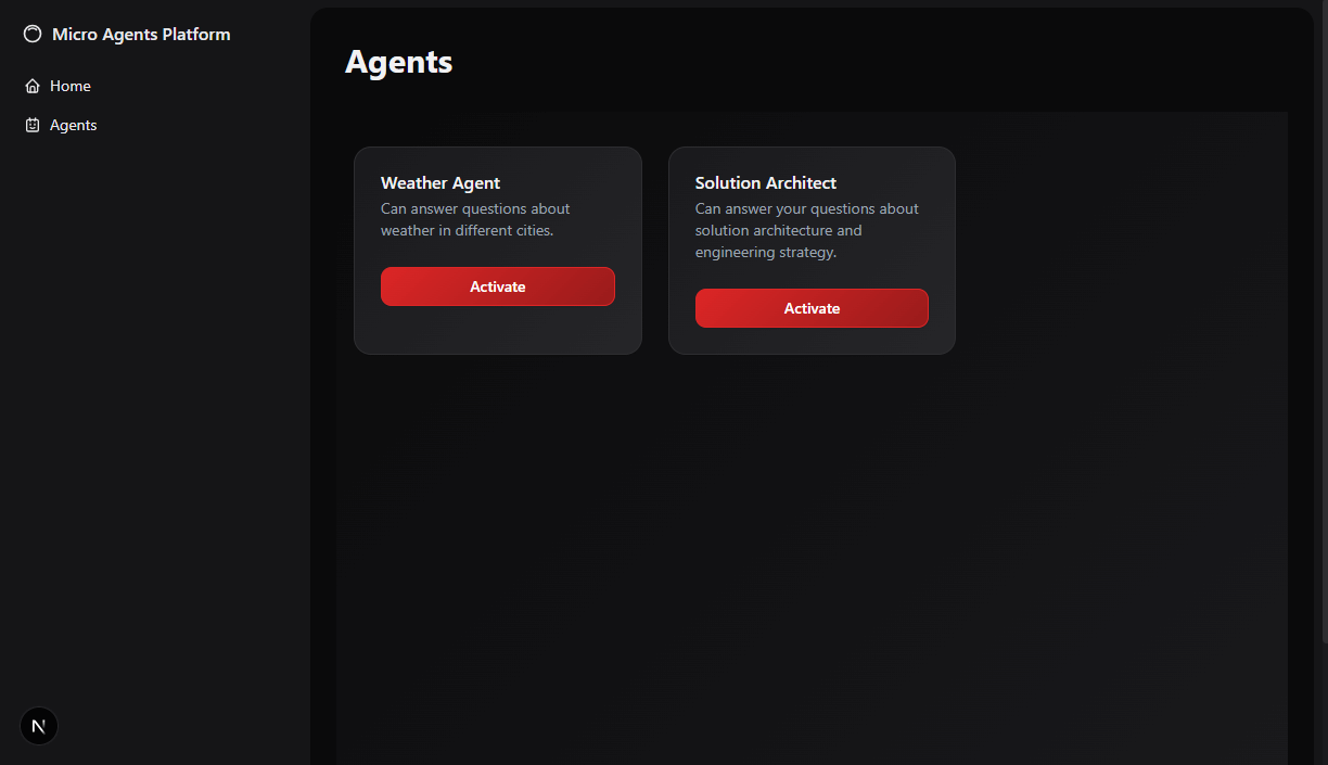 UI platform prototype