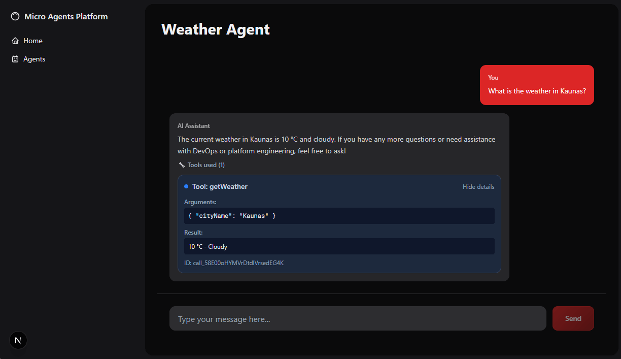 UI platform prototype