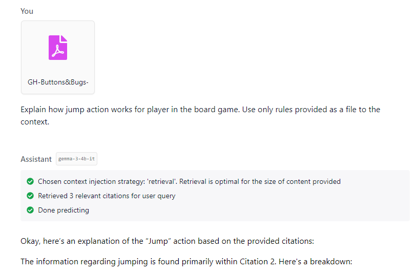 Successful response part 1